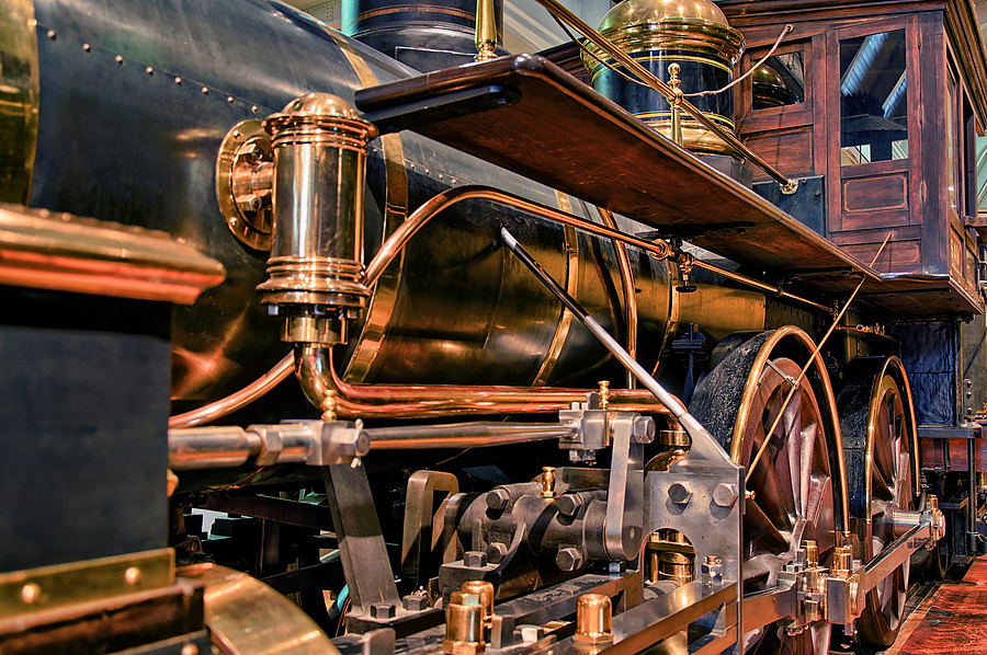 1858 Rogers a 4-4-0 wood-burner