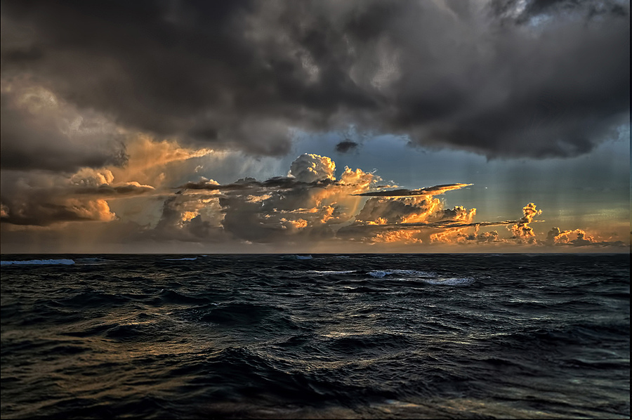 Stormy sunrise