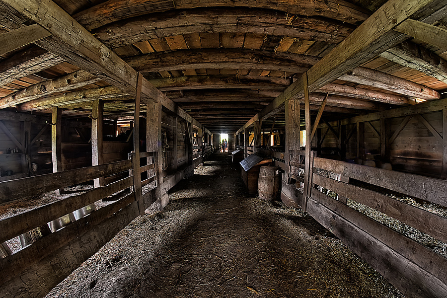 Barn on the Firestone farm Greenfield Village